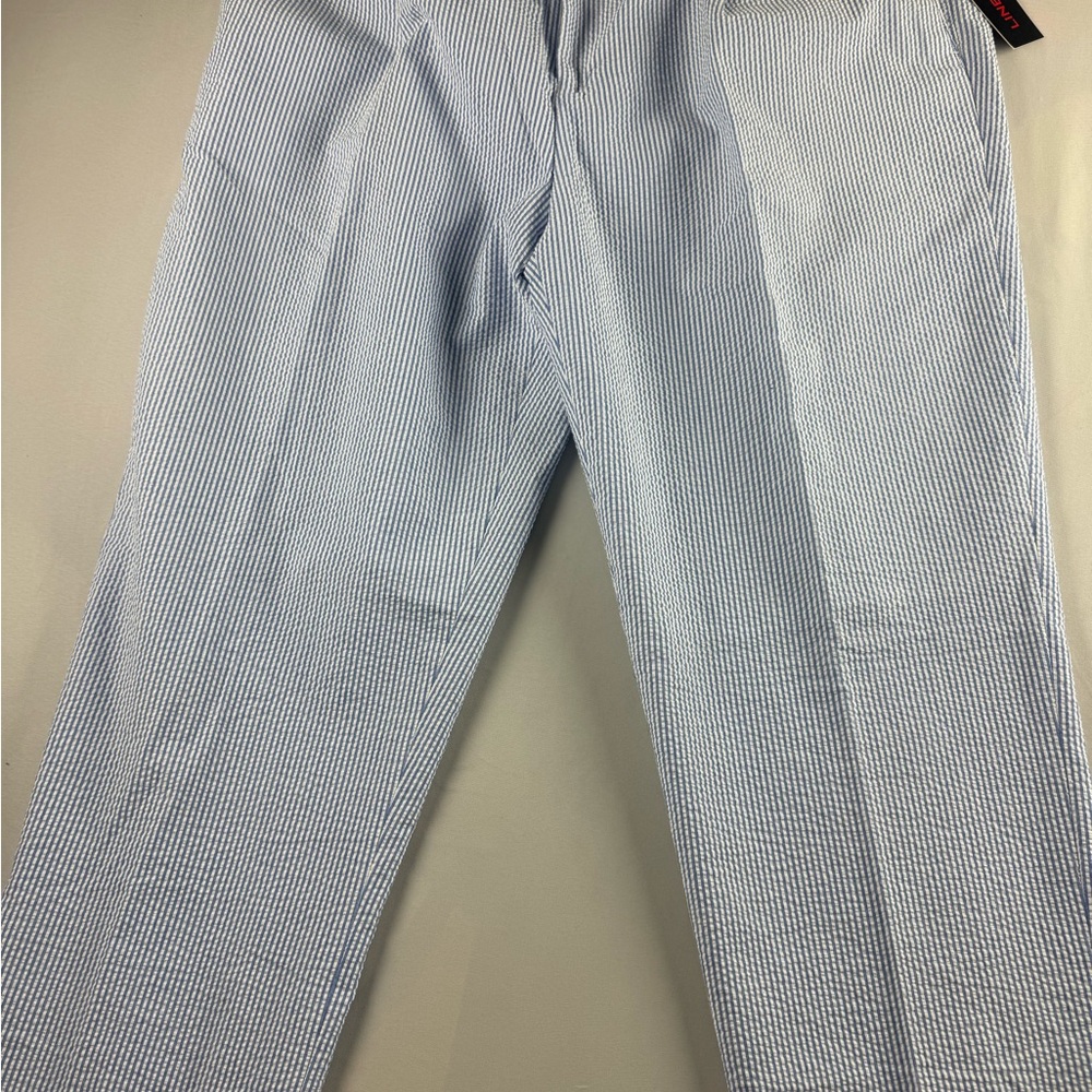 Men's Light Blue Seersucker Chinos